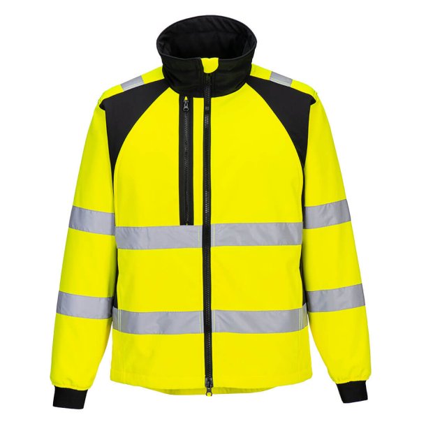 CD875 YBR - WX2 Eco hi-vis softshell (2 lags) Gul