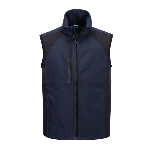 CD876 DNR- WX2 ECO softshell vest (2 lags) Mrk Marinebl