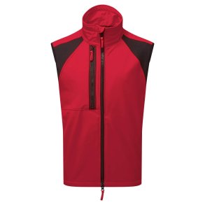 CD876 DRR&nbsp;- WX2 ECO softshell vest (2 lags) Dyb R�d