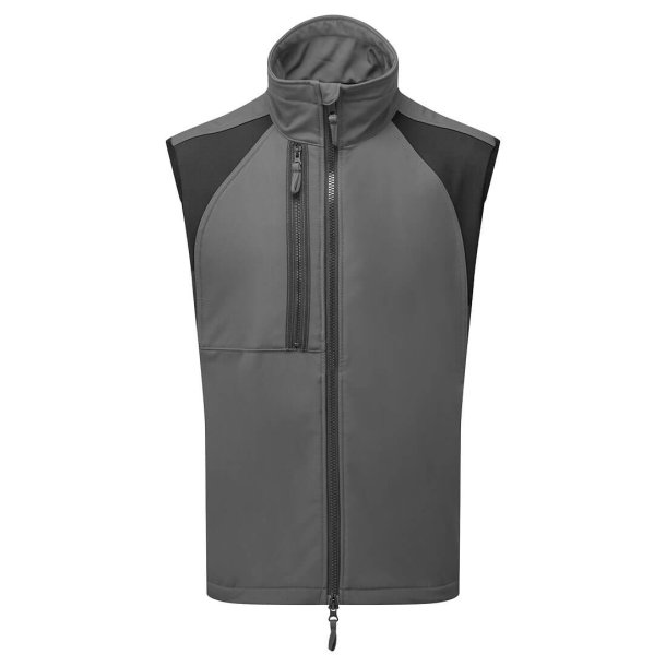 CD876 MGR- WX2 ECO softshell vest (2 lags) Mole Gr