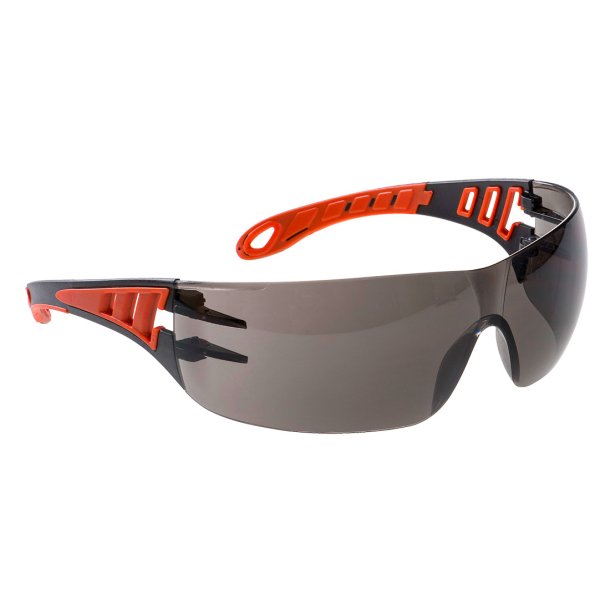 PS12 SKR- Tech Look sikkerhedsbrille Smoke