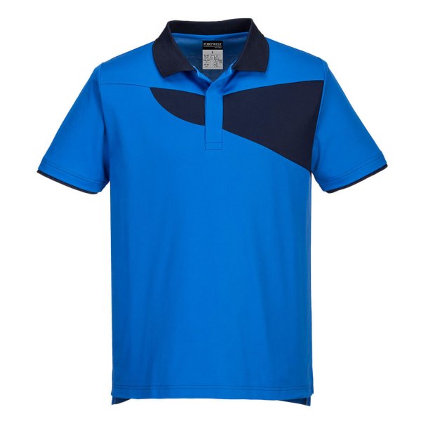 PW210 RNA- PW2 Polo T-Shirt S/S Royal/Navy