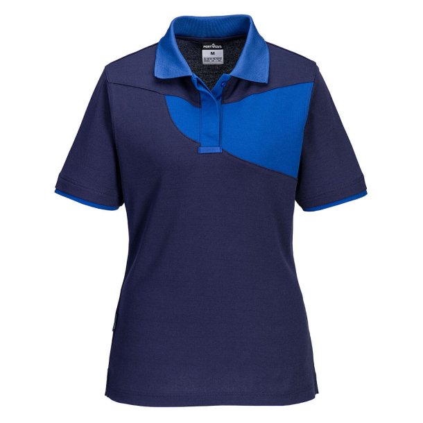 PW219 NRR- PW2 poloshirt til kvinder Marine/Kongebl