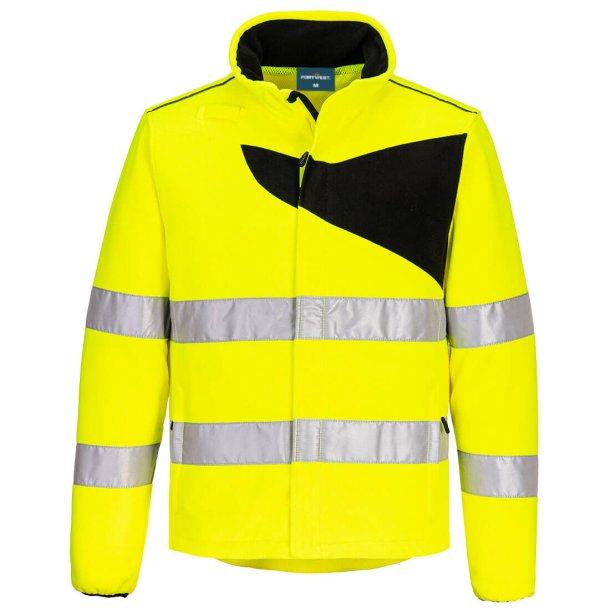 PW274 YBR - PW2 hi-vis fleece Gul/Sort