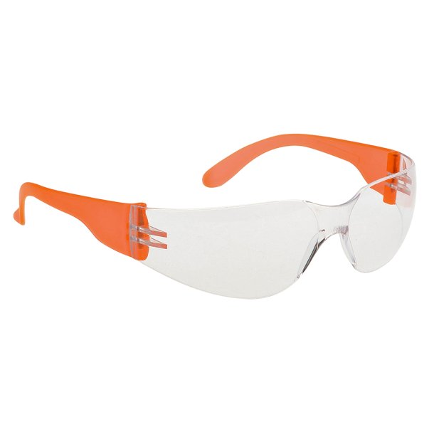 PW32 COH- Wrap Around sikkerhedsbrille Klar/Orange Hi-vis