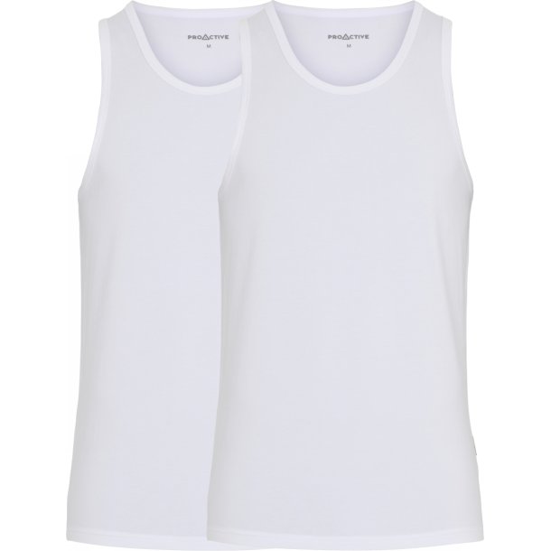 ProActive singlet 2-pack bambo - hvid