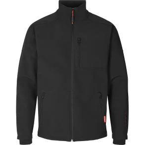 Kansas Apparel Basic softshelljakke, Sort (REST)