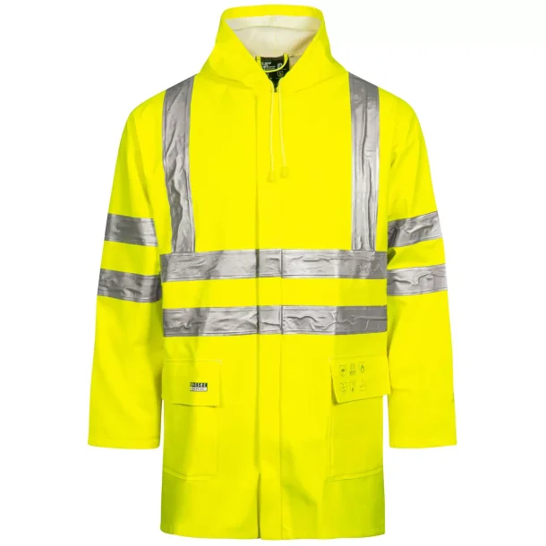 Lyngse Multinorm Regnjakke Hi-Viz gul LR4055