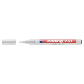 EDDING 751 paintmarker, 1-2 mm, hvid