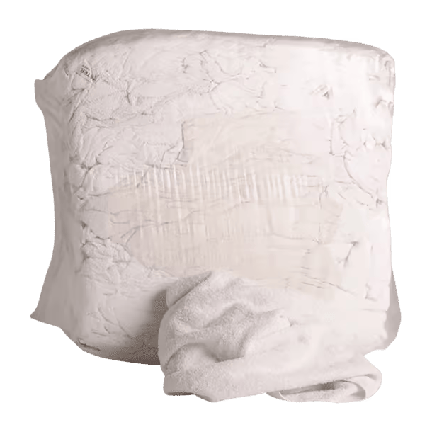 Klude, HVID frott�bomuld, 10kg
