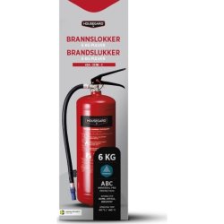 6 kg pulverslukkere / brandslukker