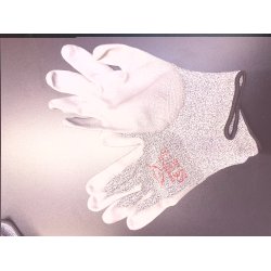 Skærefast handske grå