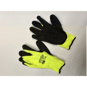 Strikket vinterhandske