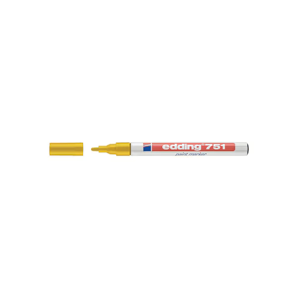 EDDING 751 paintmarker, 1-2 mm, gul
