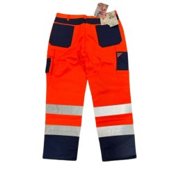 ENGEL Arbejdsbukser 2701-425 Orange/Marine (REST)