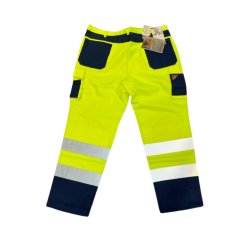 ENGEL Arbejdsbukser 2701-425 Gul/Marine (REST)