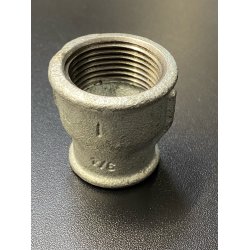 Muffe galvaniseret 1"x 3/4"