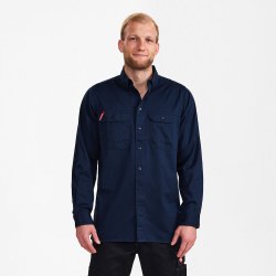 ENGEL Extend lang�rmet skjorte 7181-830 Blue Ink (REST)