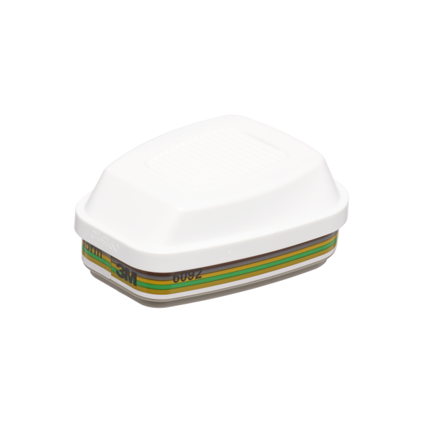 3M Gas-, damp- og partikelfilter, A1B1E1K1P3 R + formaldehyd, 6092