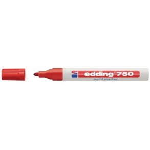 EDDING 750 paintmarker rund 2-4 mm (R�d)