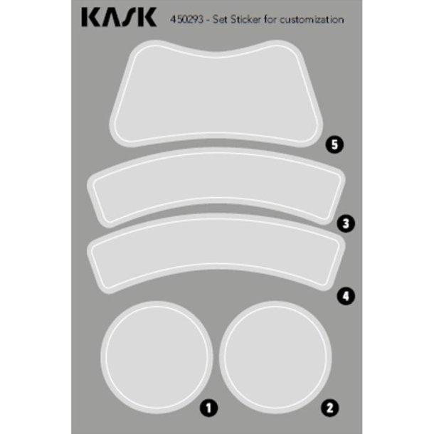 KASK plasma clear stickers
