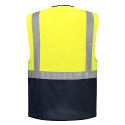 C476 YNR�- Warsaw hi-vis vest Gul/Marine