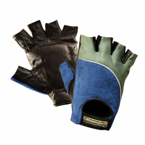 Occunomix 422 Classic Terry, Vibrationshandsker Sort/Gr�/Bl� (REST)