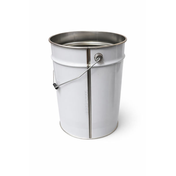 Blikspand 11,8 L. HVID UDEN L�G