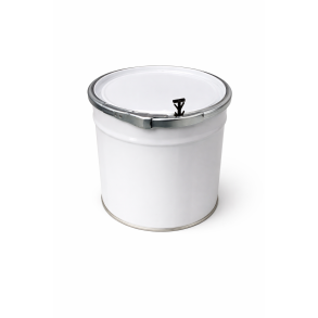 Blikspand 2,5 L., HVID MED L�G