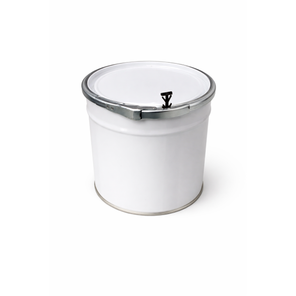 Blikspand 2,5 L., HVID MED L�G