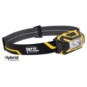 Petzl Aria 2R Pandelampe, Sort/Gul