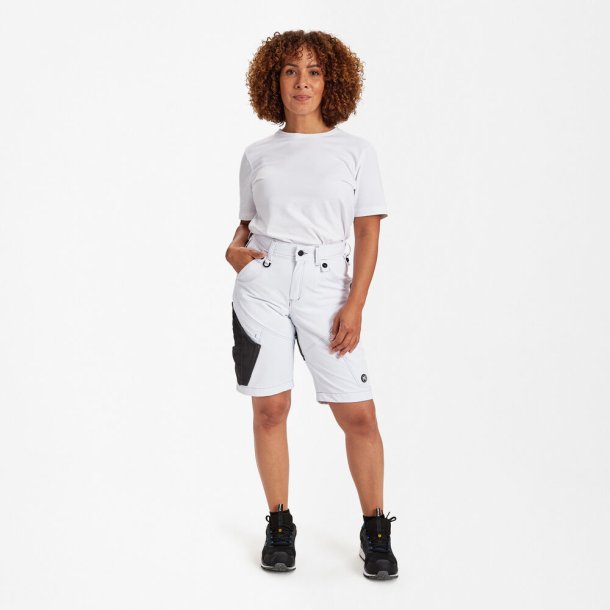 ENGEL X-treme dame arbejdsshorts med 4-vejs stræk Hvid 6361-417