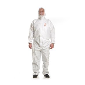 GUARDIAN Classic Comfort beskyttelsesdragt med �ndbar ryg, Type 5/6, Hvid