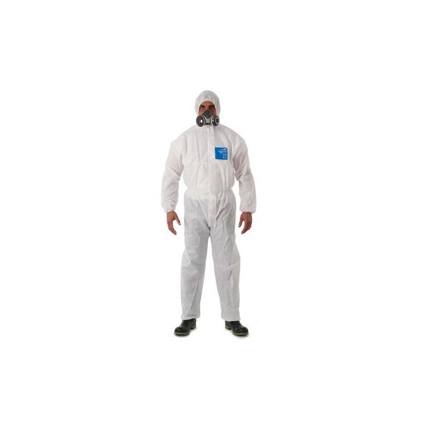 Alphatec Microgard 1500-WH Plus beskyttelsesdragt, Hvid XL
