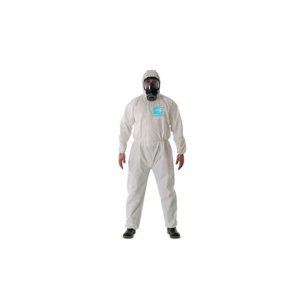 Alphatec Microgard 2000-WH beskyttelsesdragt, Hvid 5XL