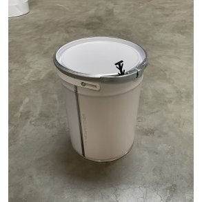 Blikspand 5,44 L., HVID MED LG