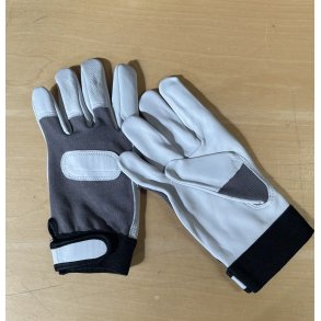 Gedeskindshandske med knoforstrkning