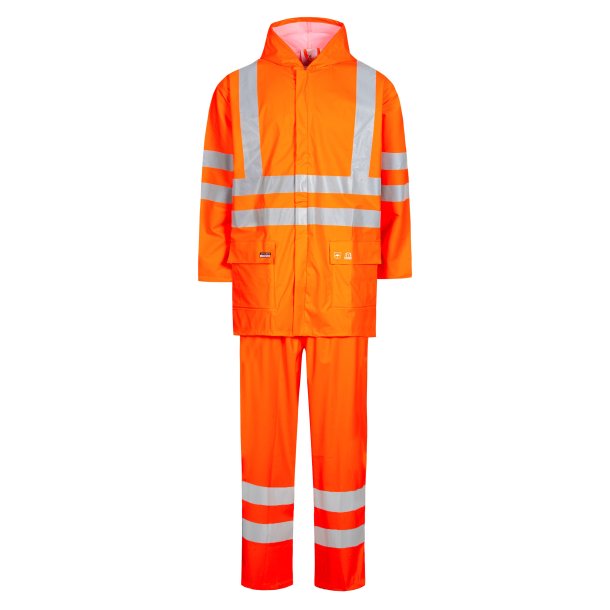 Lyngse Regnst Hi-Viz orange kl.3 LR552 (REST)
