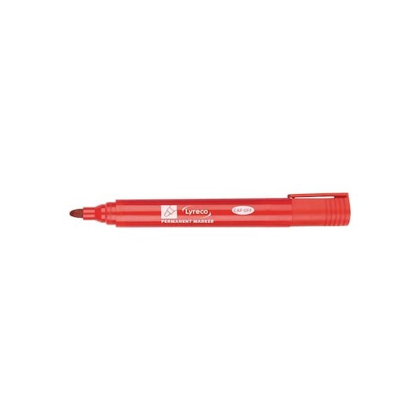 Lyreco Permanent marker, rund, (rd)