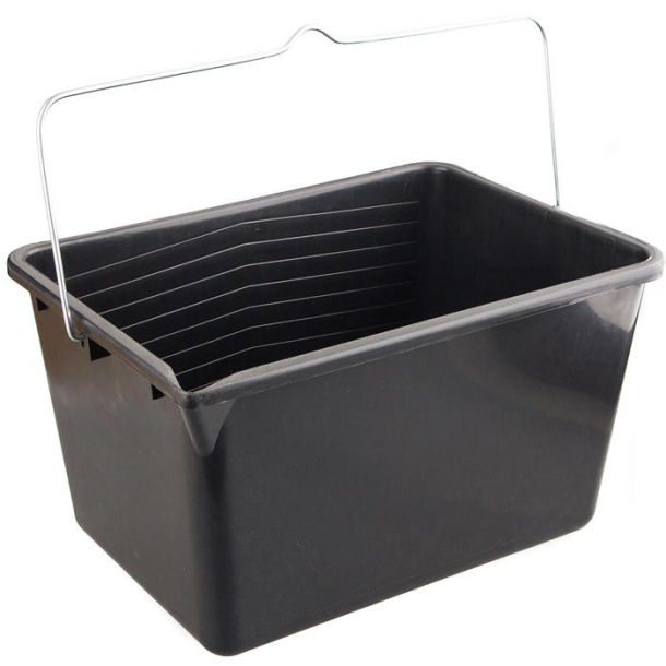 Malerspand 12 ltr, sort plast
