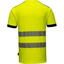 PORTWEST T-shirt Hi-vis Gul/Sort T181 (REST)