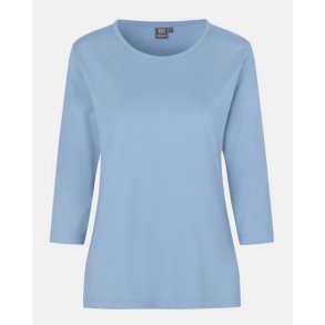 ID PRO Wear T-shirt 3/4 �rmet dame Lys bl� 0313 (REST)