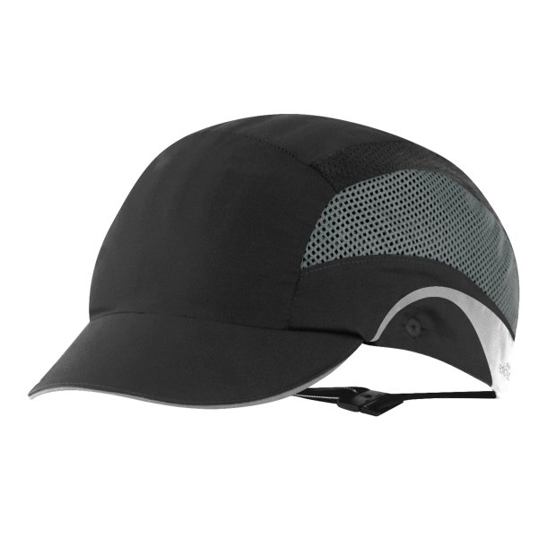 JSP Hardcap Aerolite letv�gts Bump Cap, 5cm skygge, Sort