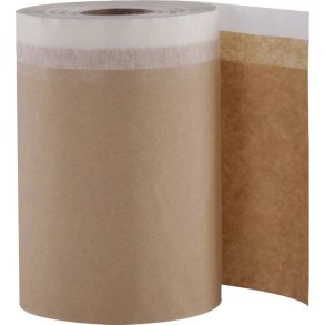 Afdkningspapir med tape 45cm x 20m