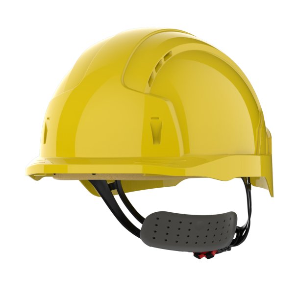 JSP EVOlite Sikkerhedshjelm, mikro skygge, Ventileret, Gul (REST)