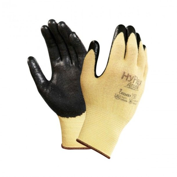 ANSELL HyFlex handske gul/sort 11-500 (rest)
