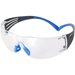 3M SecureFit beskyttelsesbriller, klar linse, SF401SGAFBLU