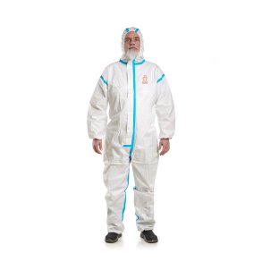 GUARDIAN Classic Plus beskyttelsesdragt med tapede syninger, Type 4/5/6, Hvid