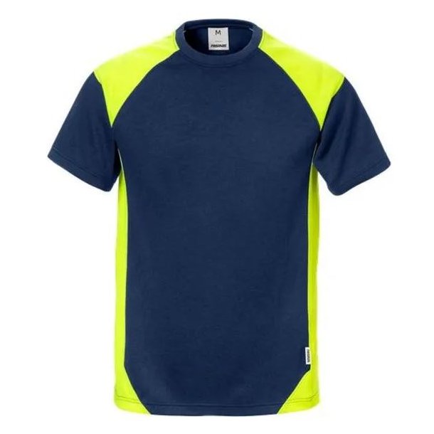 Fristads Arbejds T-shirt Bl/gul (REST)