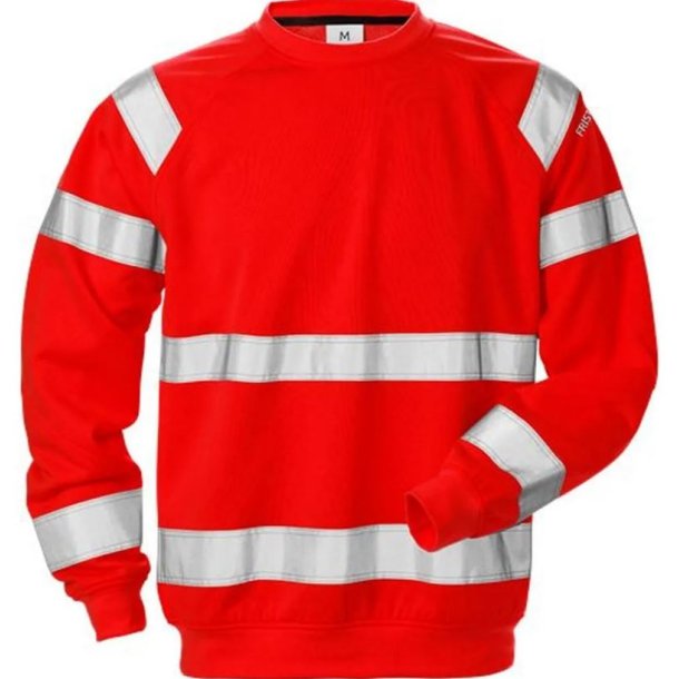 Fristads Sweatshirt 110151 Rød Hi-Vis (REST)